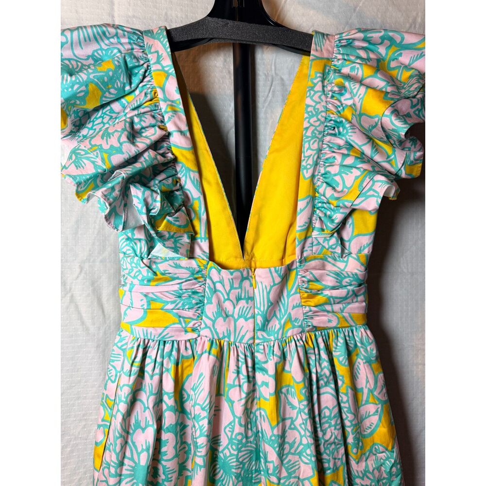 NWT Hutch Flutter Sleeve Raffia Dress with Pockets size S - Picture 4 of 11